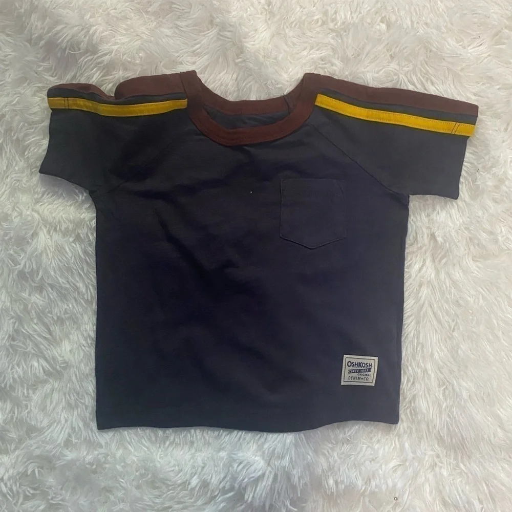 Oshkosh 12 month boy shirt sleeve tee tshirt